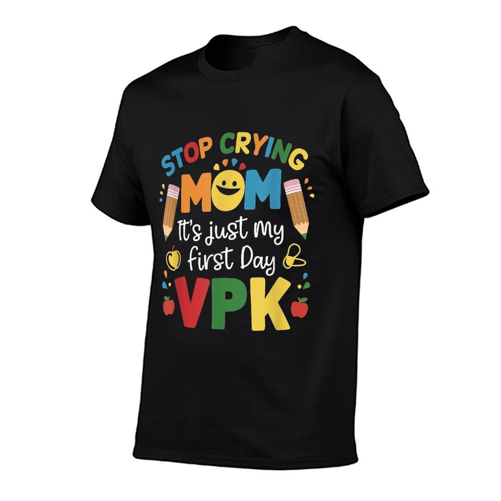 Funny Its Just My First Day Of VPK Back To School VPK  Vintage-inspired T-Shirt
