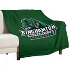 Binghamton University Bearcats Glitter Logo Shrink-resistant Throw Blanket