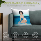 Suddenly Liz Soft Style Accent Throw Pillow