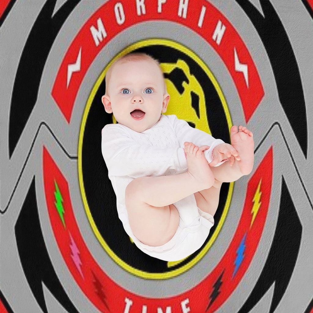 Red Ranger Morphin Coin Premium Throw Blanket