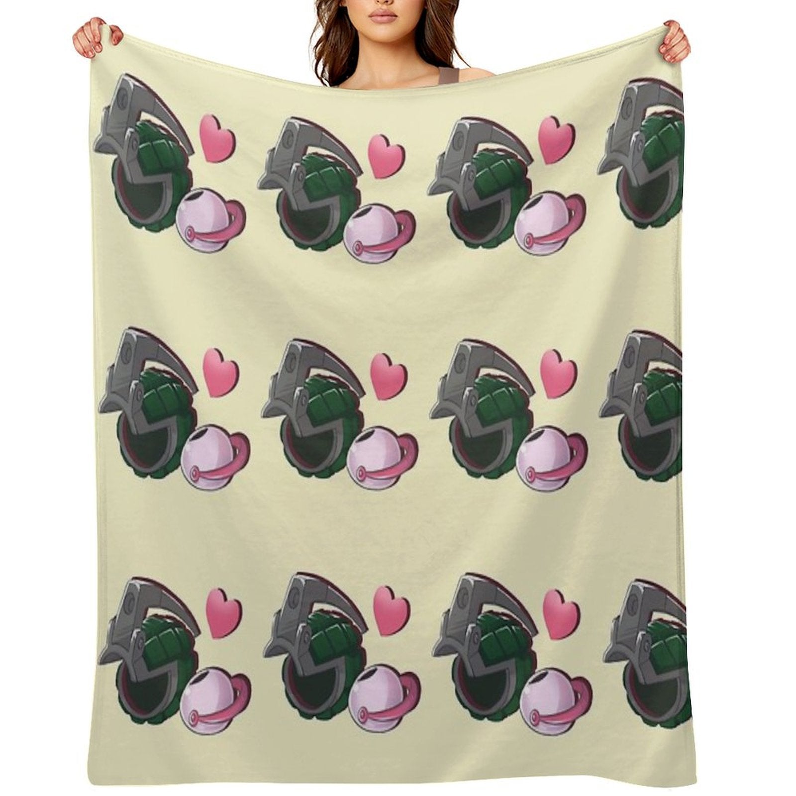 Kacchako Gauntlets Wrinkle-free Throw Blanket