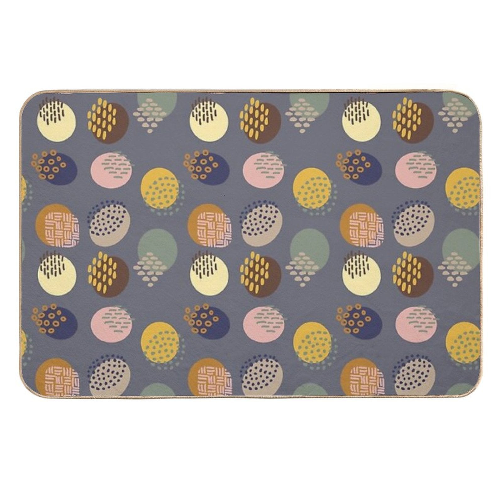 Modern Dot Pattern  Multi-Purpose Bath Mat