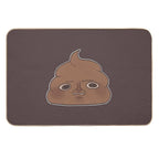 Disgusted Poop  Rapid-Drying Bath Mat