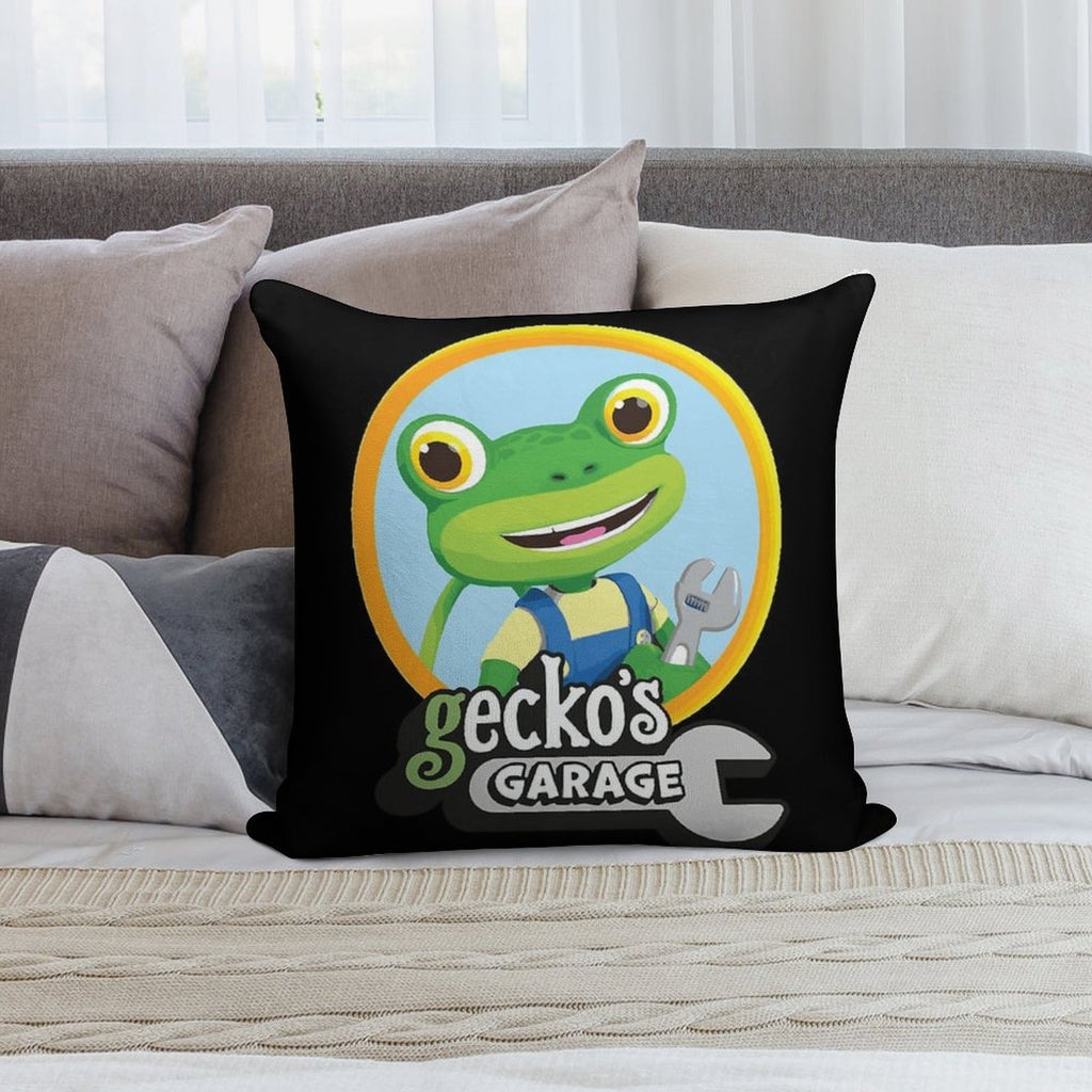 Kids Garage Gecko's GG Soft Washable Throw Pillow