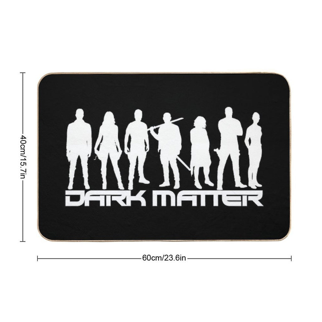 Dark Matter -  Crew Silhouettes (w)  Rapid-Drying Bath Mat