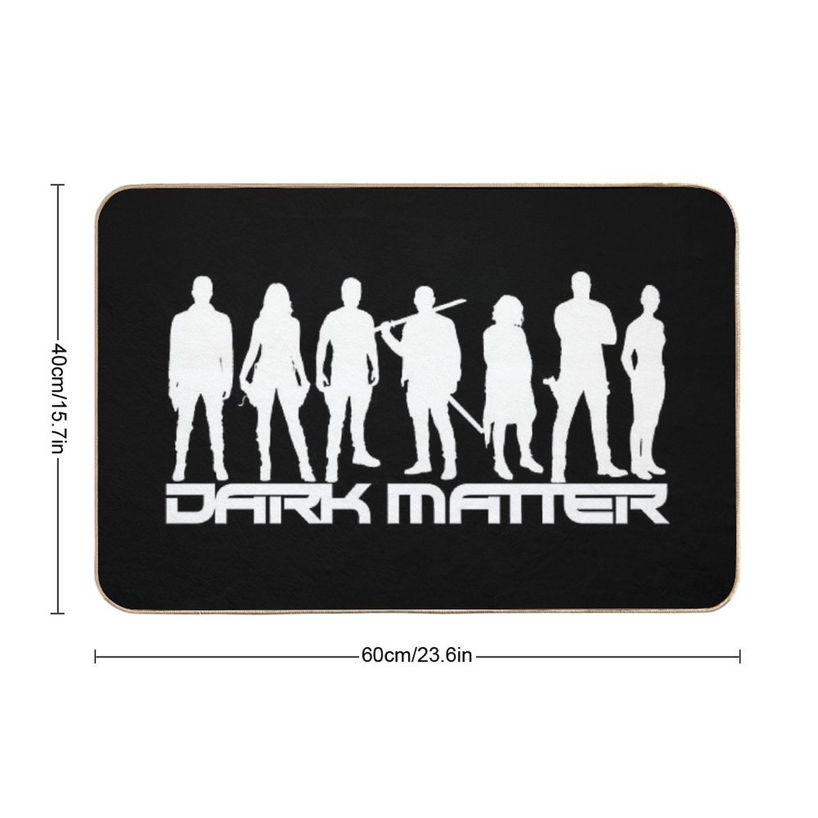Dark Matter -  Crew Silhouettes (w)  Rapid-Drying Bath Mat
