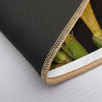 Vibrant Freesia Bloom with Dew Drops – Macro Floral Photography Fressia  Odorless Bath Mat