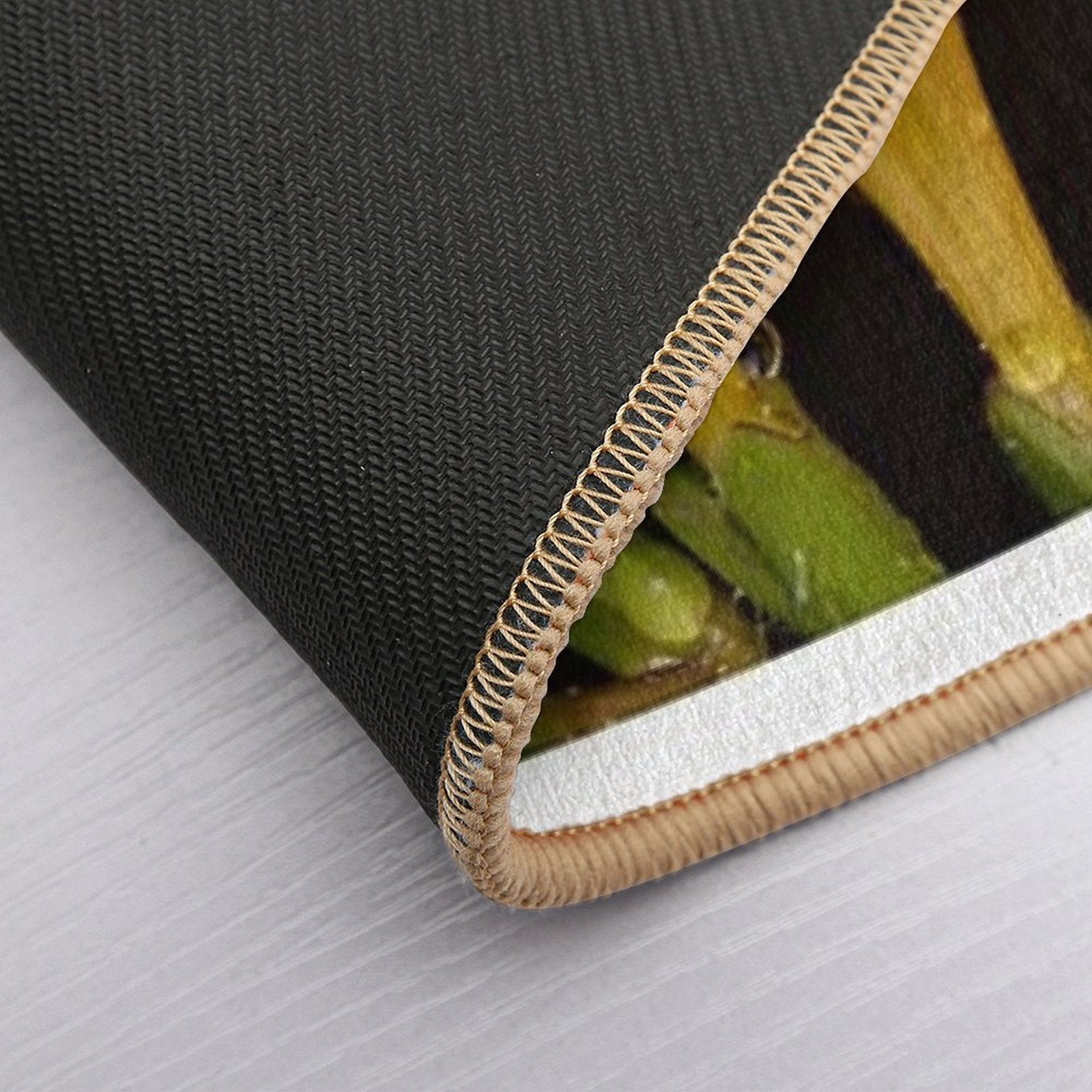 Vibrant Freesia Bloom with Dew Drops – Macro Floral Photography Fressia  Odorless Bath Mat