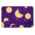 Moon Print with Stars  Dirt-Trapping Bath Mat