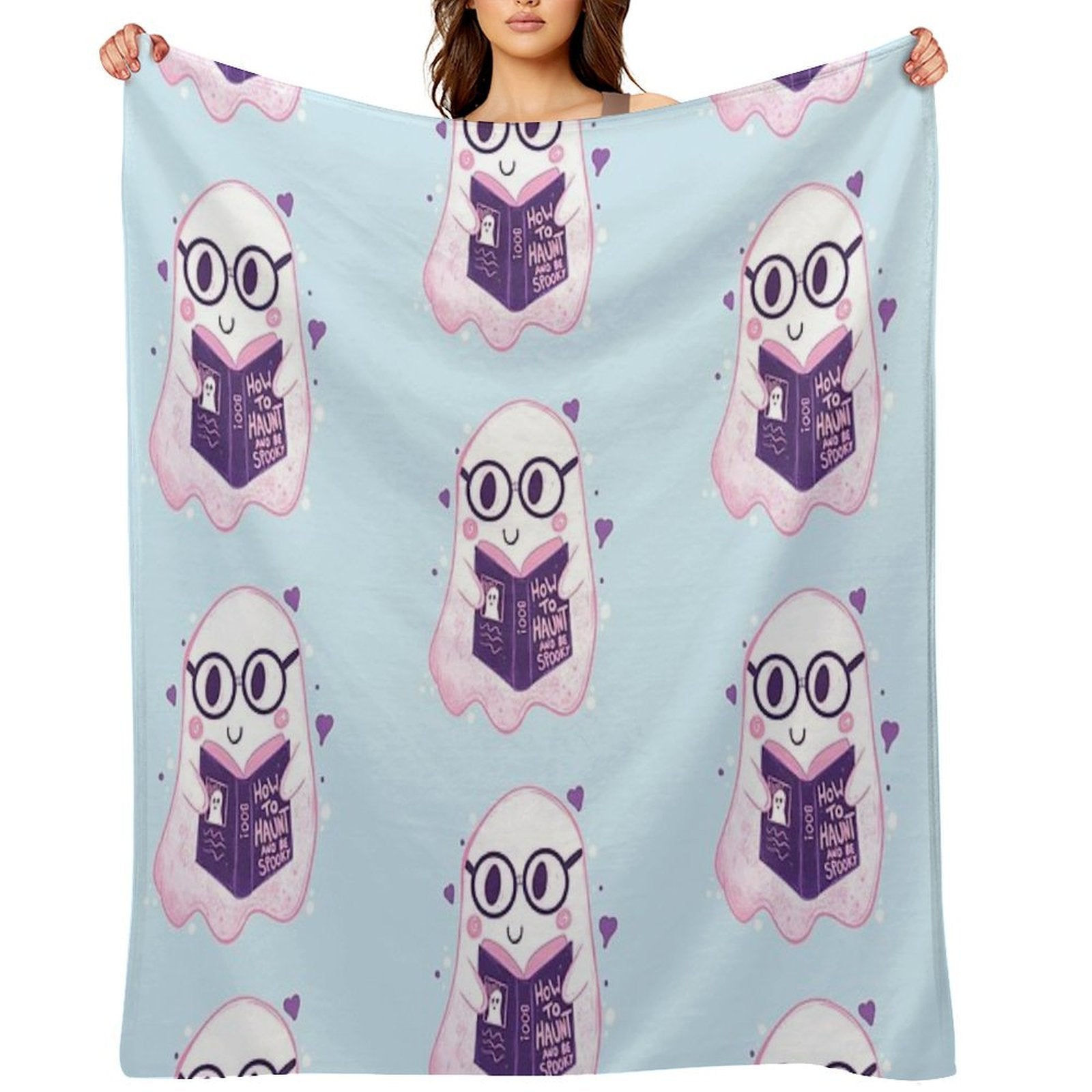 How to Haunt Ghost Wrinkle-free Throw Blanket