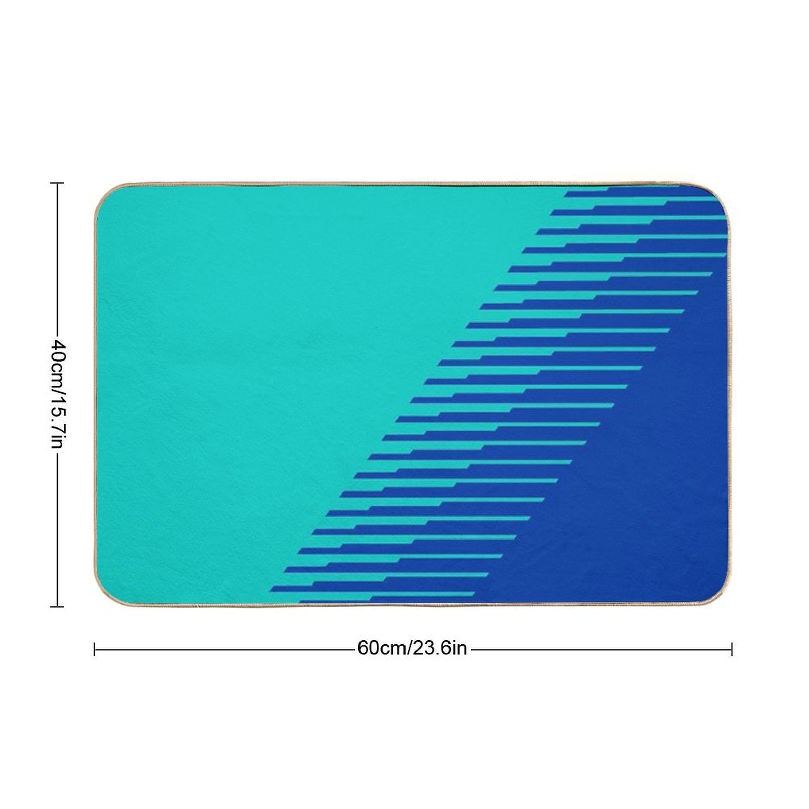 Falken Livery Stripes  Fade-Resistant Bath Mat