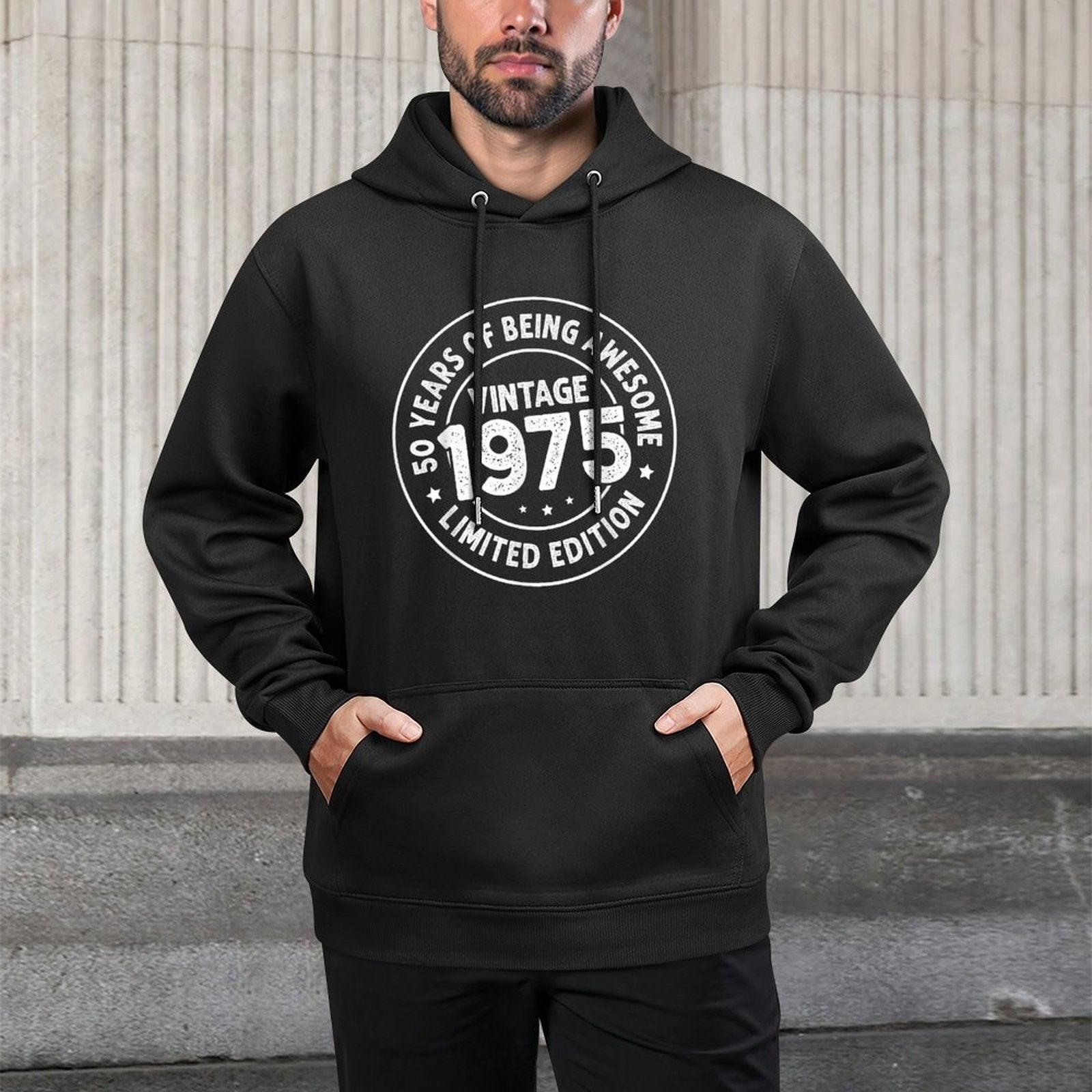 Vintage 1975 Limited Edition 50-Year-Old Gifts 50th Birthday Shape Retention Hoodie