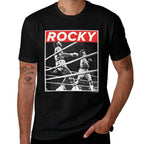 Rocky Savage Punch Apollo Creed Fight Vintage Panel  Odor-resistant T-Shirt