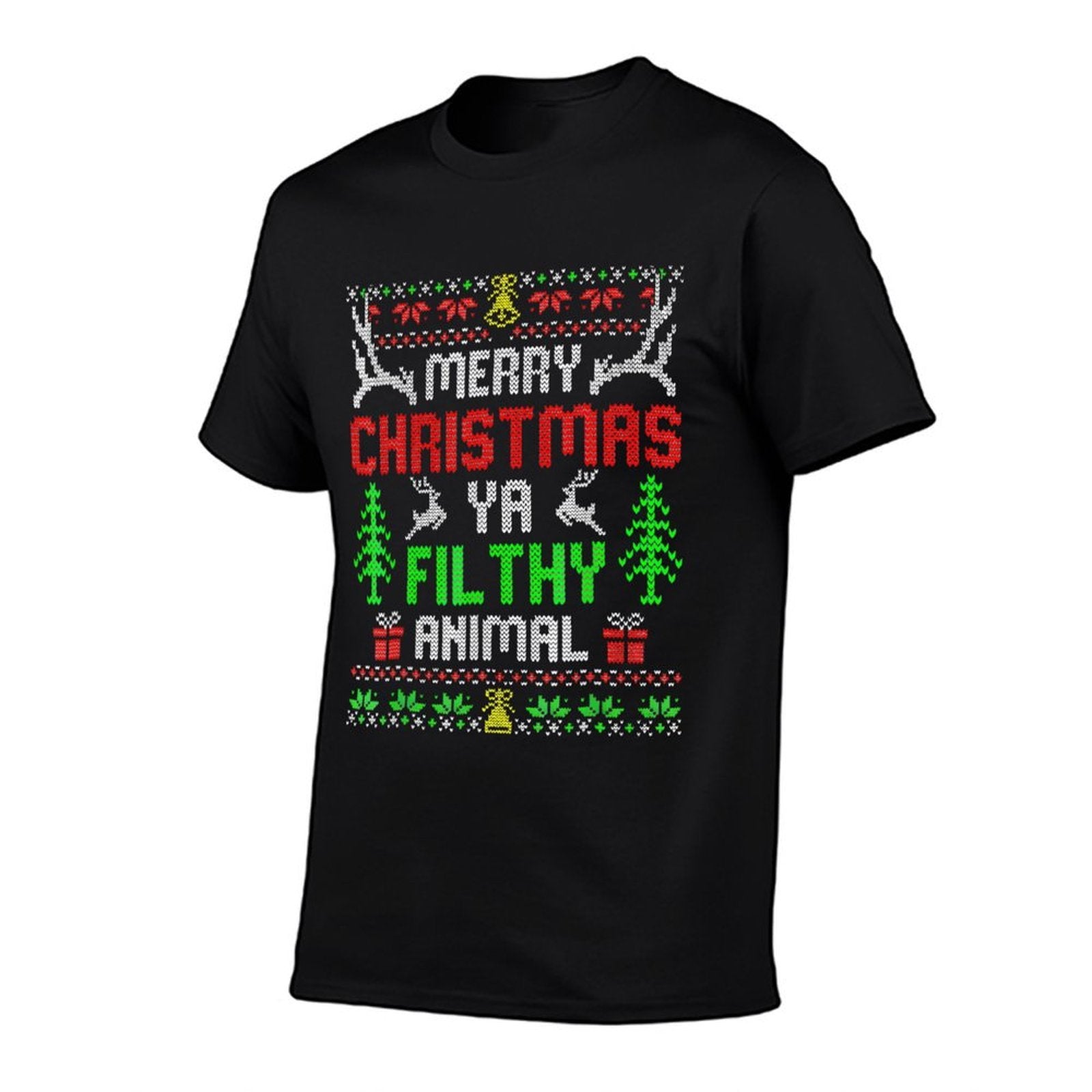 Merry Christmas Animal Filthy Ya Xmas Family Pajama  Vintage-inspired T-Shirt
