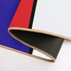 Mondrian Art, Minimalist, Red White Blue Yellow Black  Eco-Friendly Bath Mat
