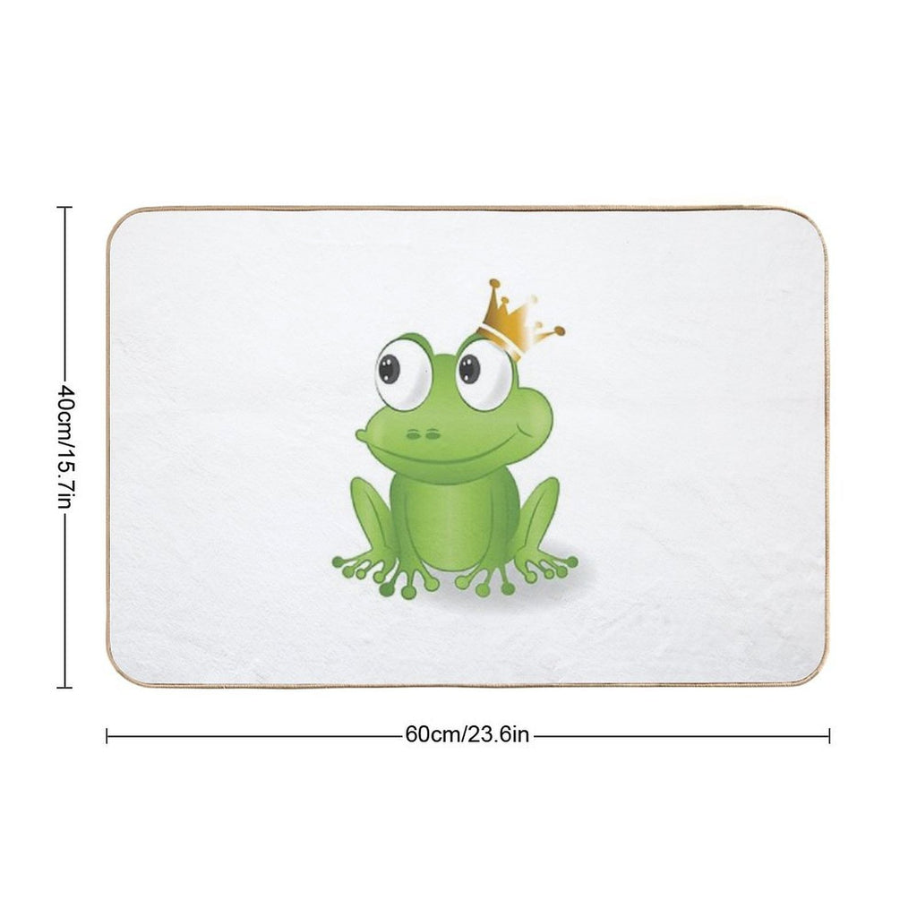 Fairytale Frog, Frog, King  Slip-Resistant Bath Mat