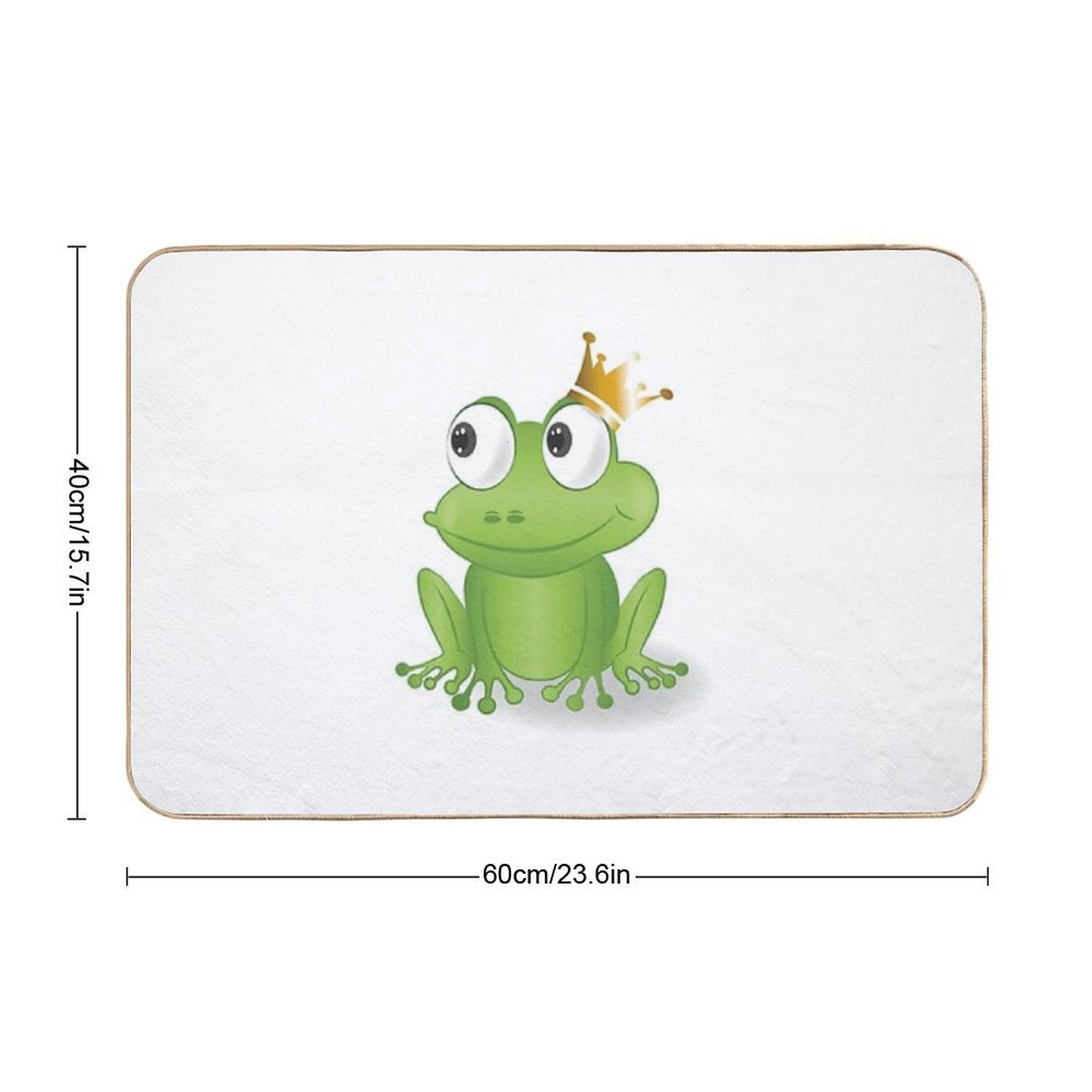 Fairytale Frog, Frog, King  Slip-Resistant Bath Mat