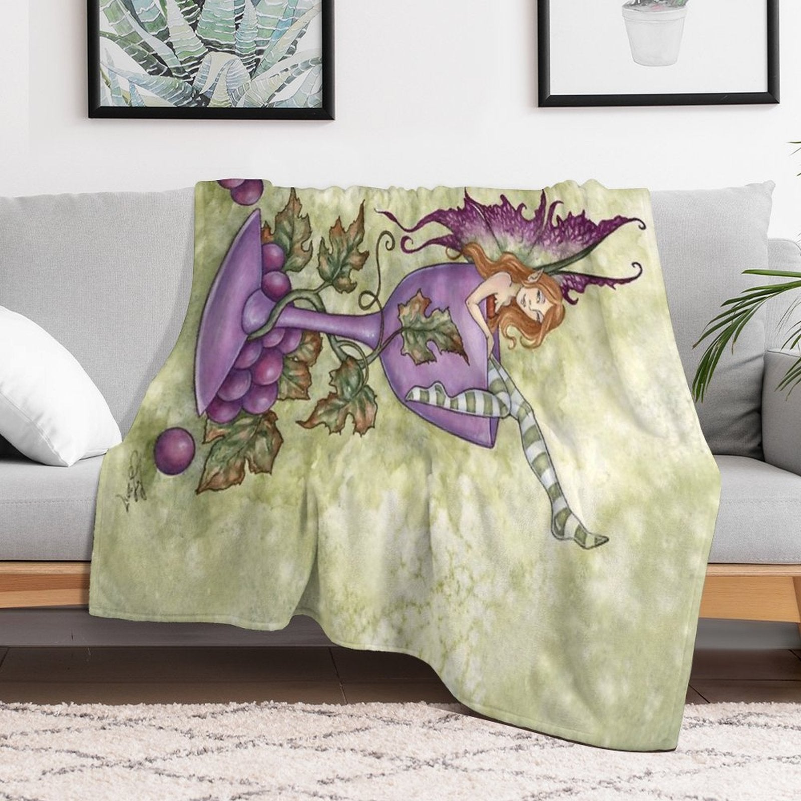 Wine Fae Versatility Throw Blanket