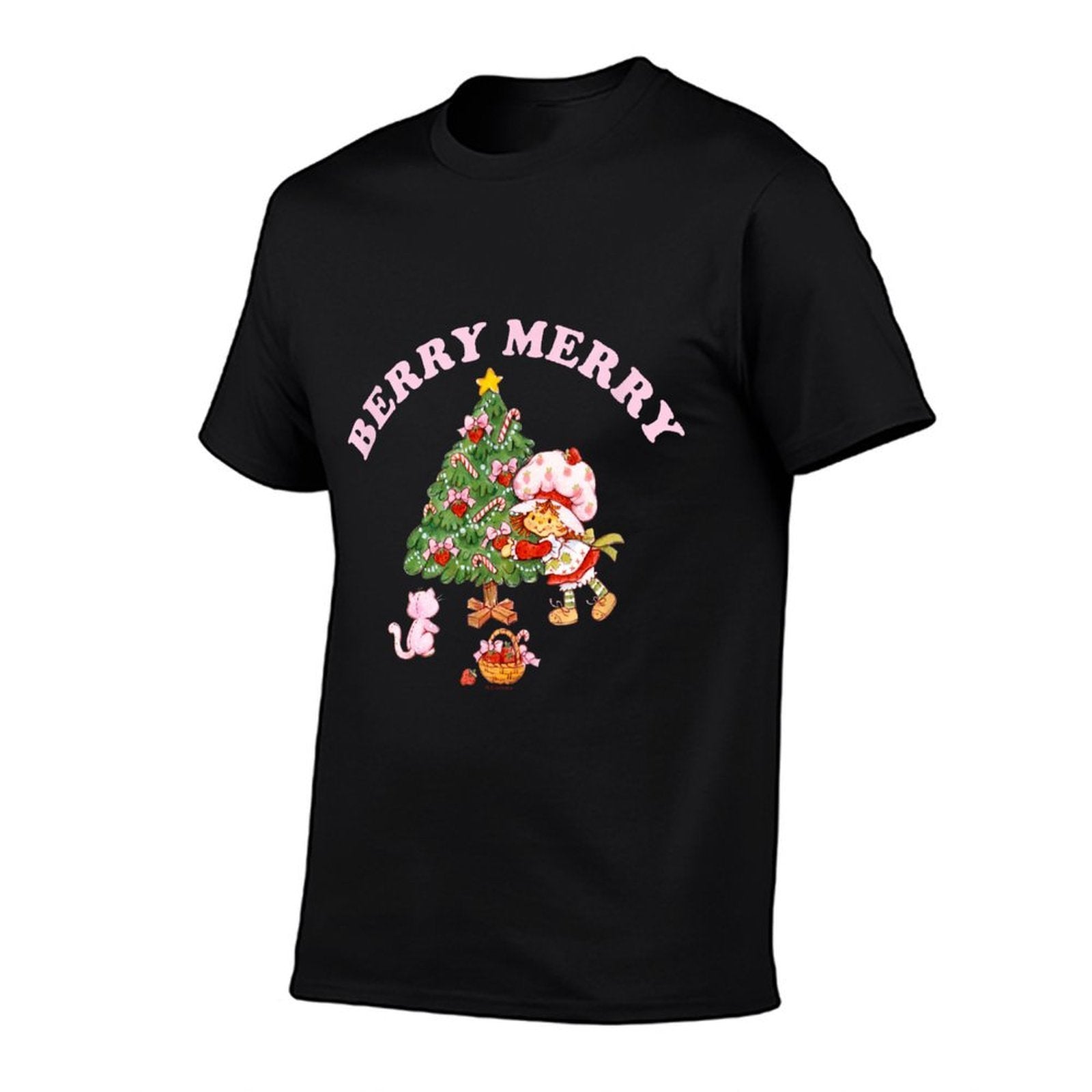 Strawberry Shortcake Christmas Berry Merry Decorating Tree  Durable T-Shirt