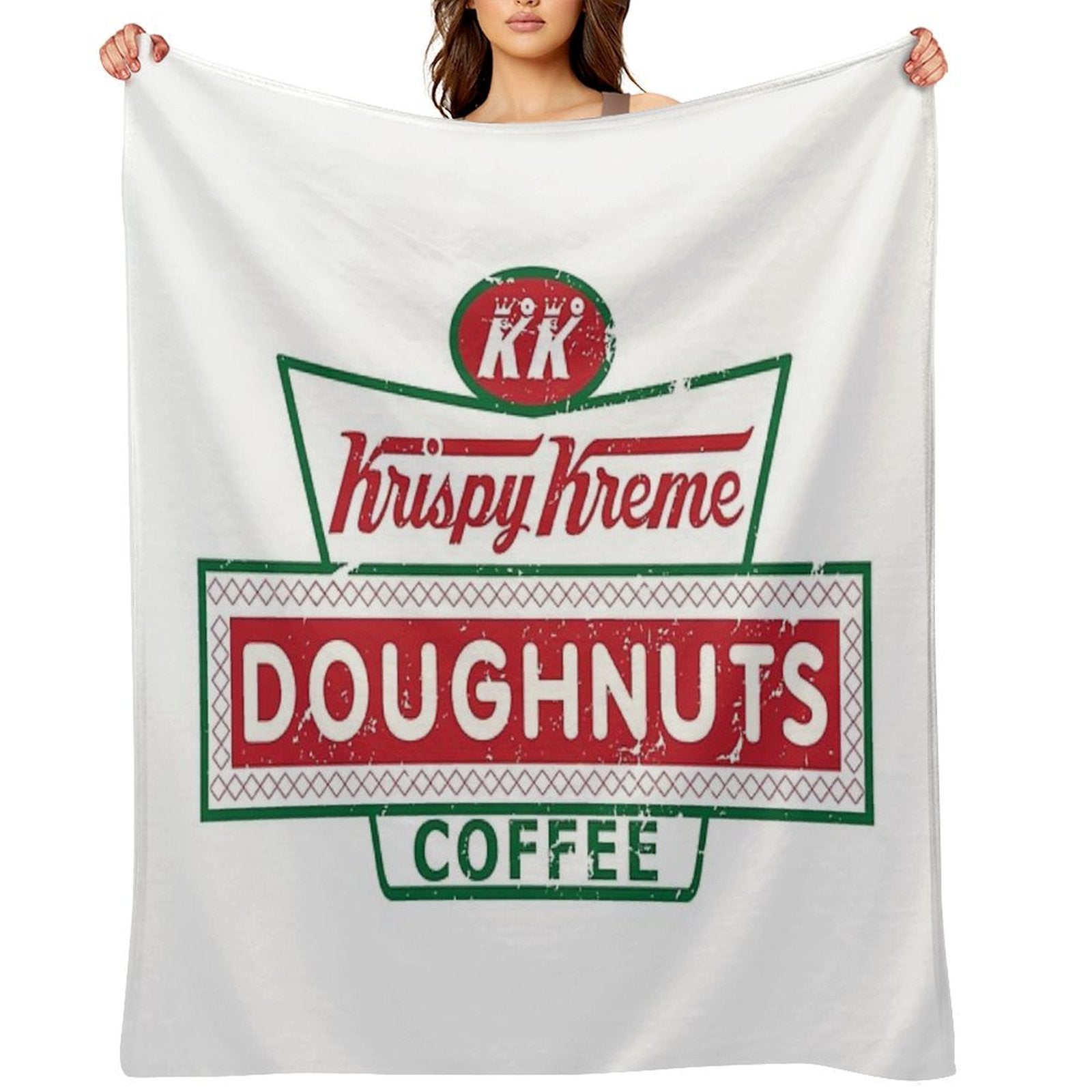 Neon Betta Krispy Kreme AFans Out Wrinkle-free Throw Blanket