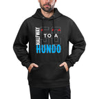 Halfway To A Hundo 50th Birthday Shrink-Resistant Hoodie