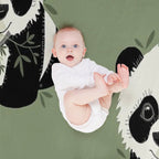 Panda Durable Throw Blanket