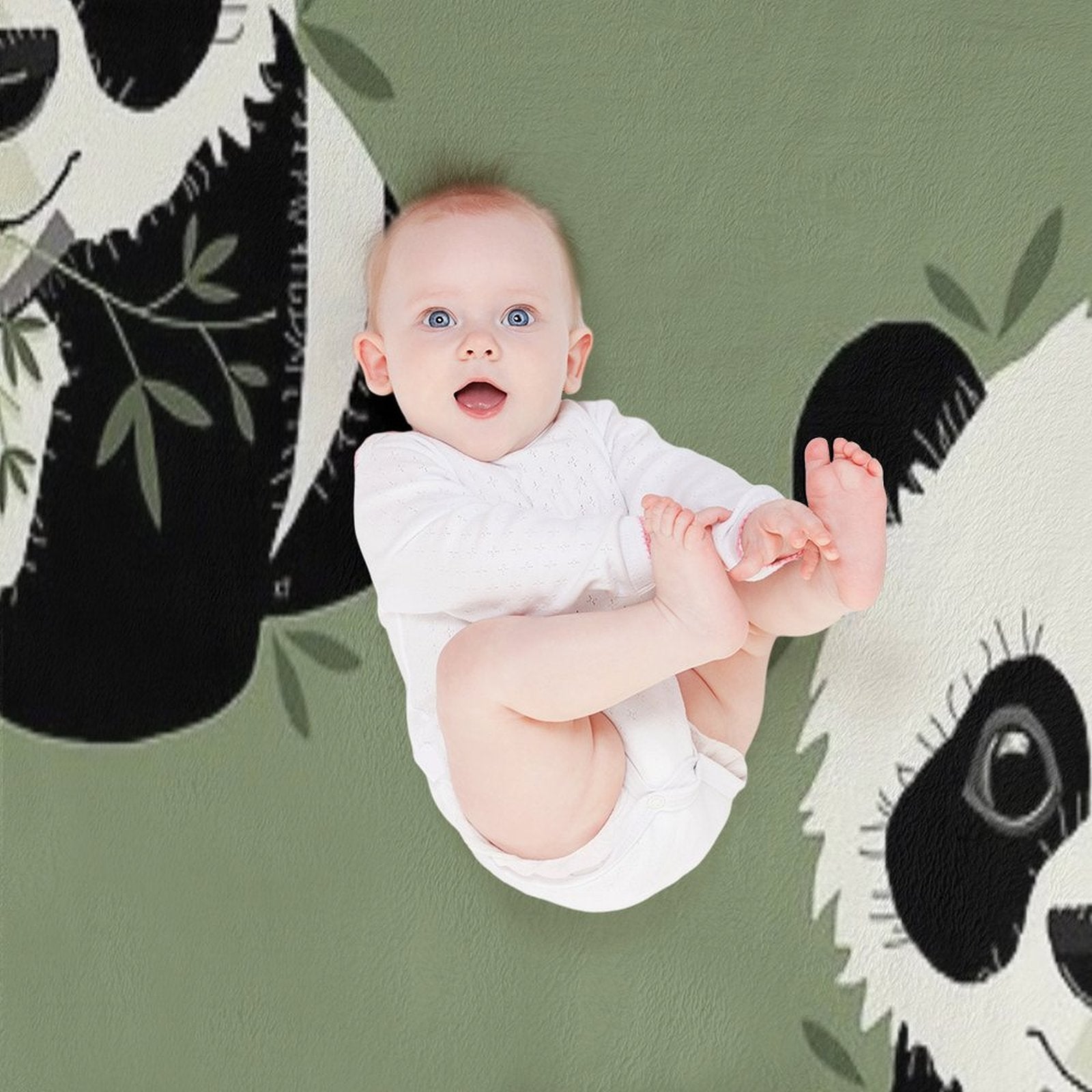 Panda Durable Throw Blanket
