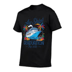 Aw Ship Its A Graduation Trip 2025 Matching Cruise Squad  Graphic-printed T-Shirt