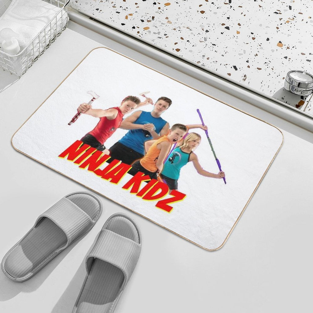 Ninja Kidz Merch For Kids Party  Slip-Resistant Bath Mat