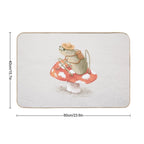 Awkward Toad Ready for Adventure  Versatile Bath Mat