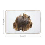 Rhino Baby, African Animal Motifs, Gift Idea for Animal Lovers  Long-Lasting Bath Mat