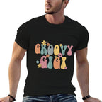Groovy Gigi Groovy Grandma Groovy Grandmother  Trendy Pattern T-Shirt
