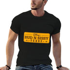 Country Love Gilleys Bud N Sissy Texas Cowboy Gift  Cotton T-Shirt