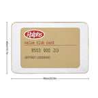 The Big Lebowski Value Club Card  Long-Lasting Bath Mat