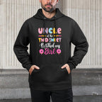 Uncle Of The Two Sweet Birthday Girl Donut 2Nd Birthday Relaxed Fit Hoodie
