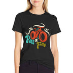 Roll A Fatty Fat Bike Fat Tire EBike Bike Funny Meme Gift  Rolled Sleeves T-Shirt