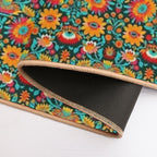 Fiesta Flores  Rapid-Drying Bath Mat
