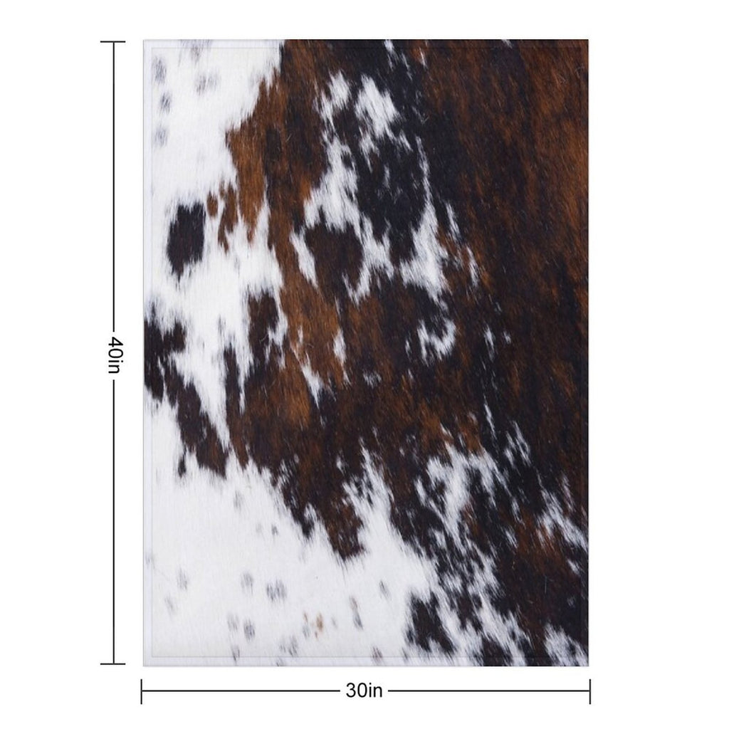 Wanderlust Cow Art Quick-dry Throw Blanket