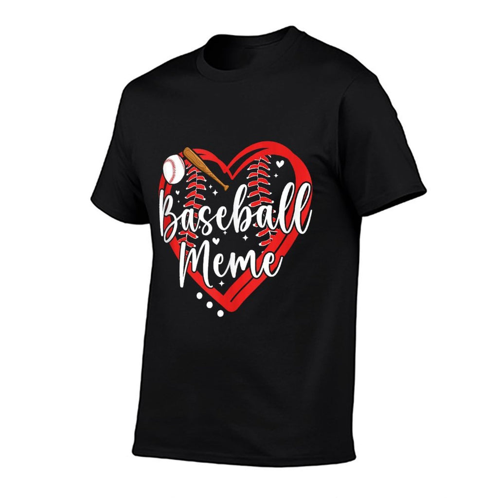 Baseball Meme Heart Meme Of A Baseball Player Meme  Durable T-Shirt