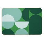 Bauhaus No 8 Retro Stylish Poster Design  Eco-Friendly Bath Mat
