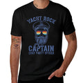 Yacht Rock Captain Pontoon Boat Party Sailor Boating  Slim-fit Cut T-Shirt