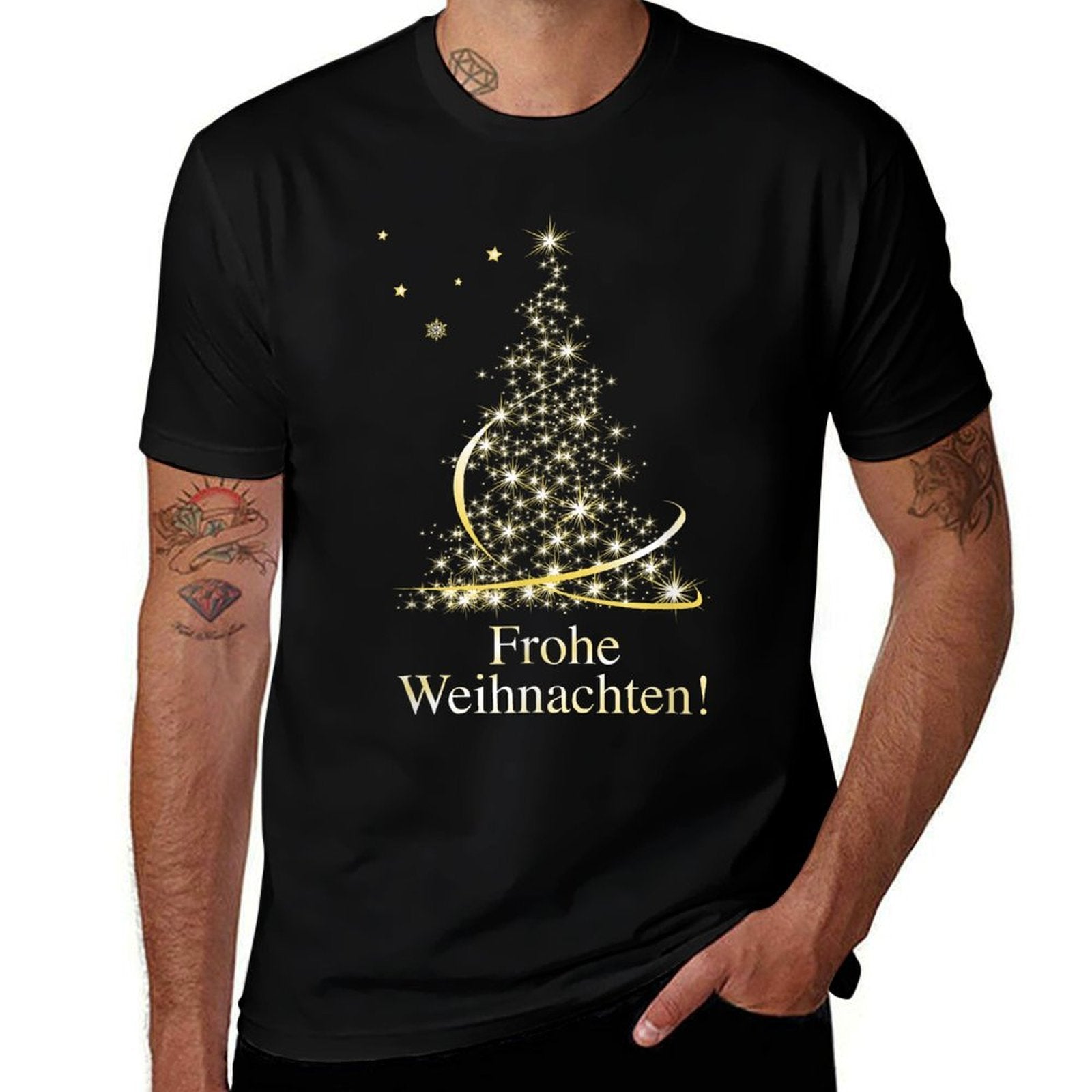 German Christmas Greetings, German Frohe Weihnachten  Breathable T-Shirt