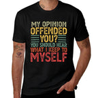 Funny Tshirts for Men Women Adult Dark Humor Sarcasm Novelty  Polyester Blend T-Shirt