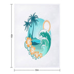 Hawaiian Island Comfort Throw Blanket