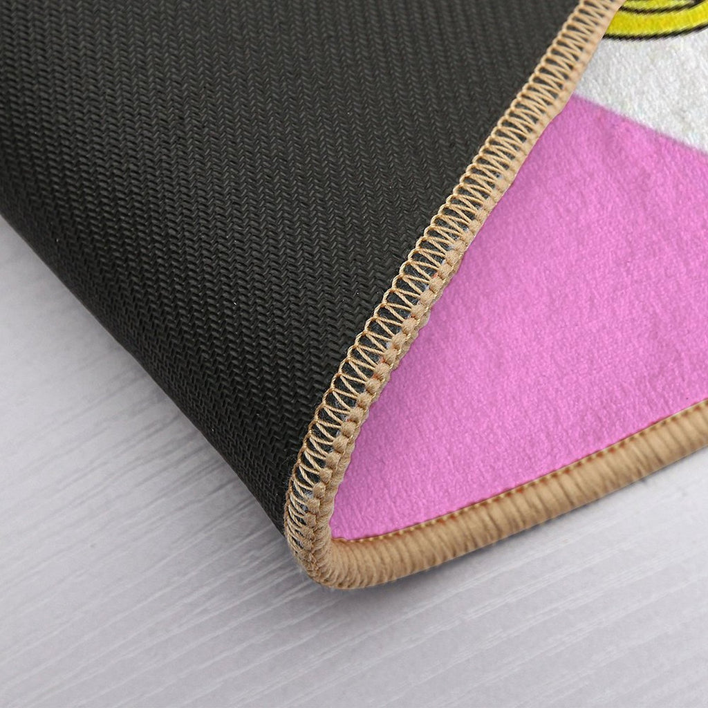 MMPR Pink Ranger With Coin  Multi-Purpose Bath Mat