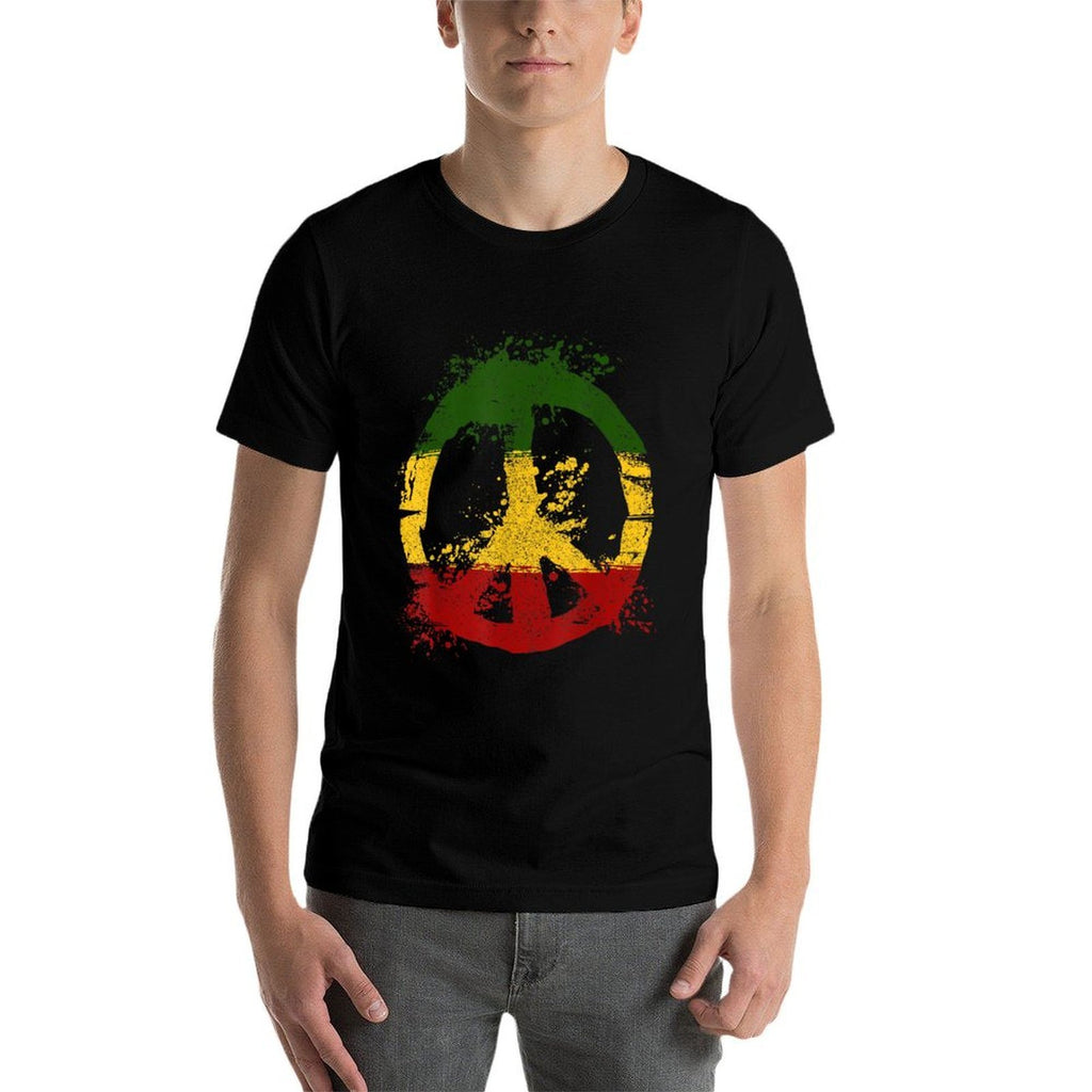 Reggae Music Rastafari Peace Rasta Jamaica Gift  Affordable Price T-Shirt