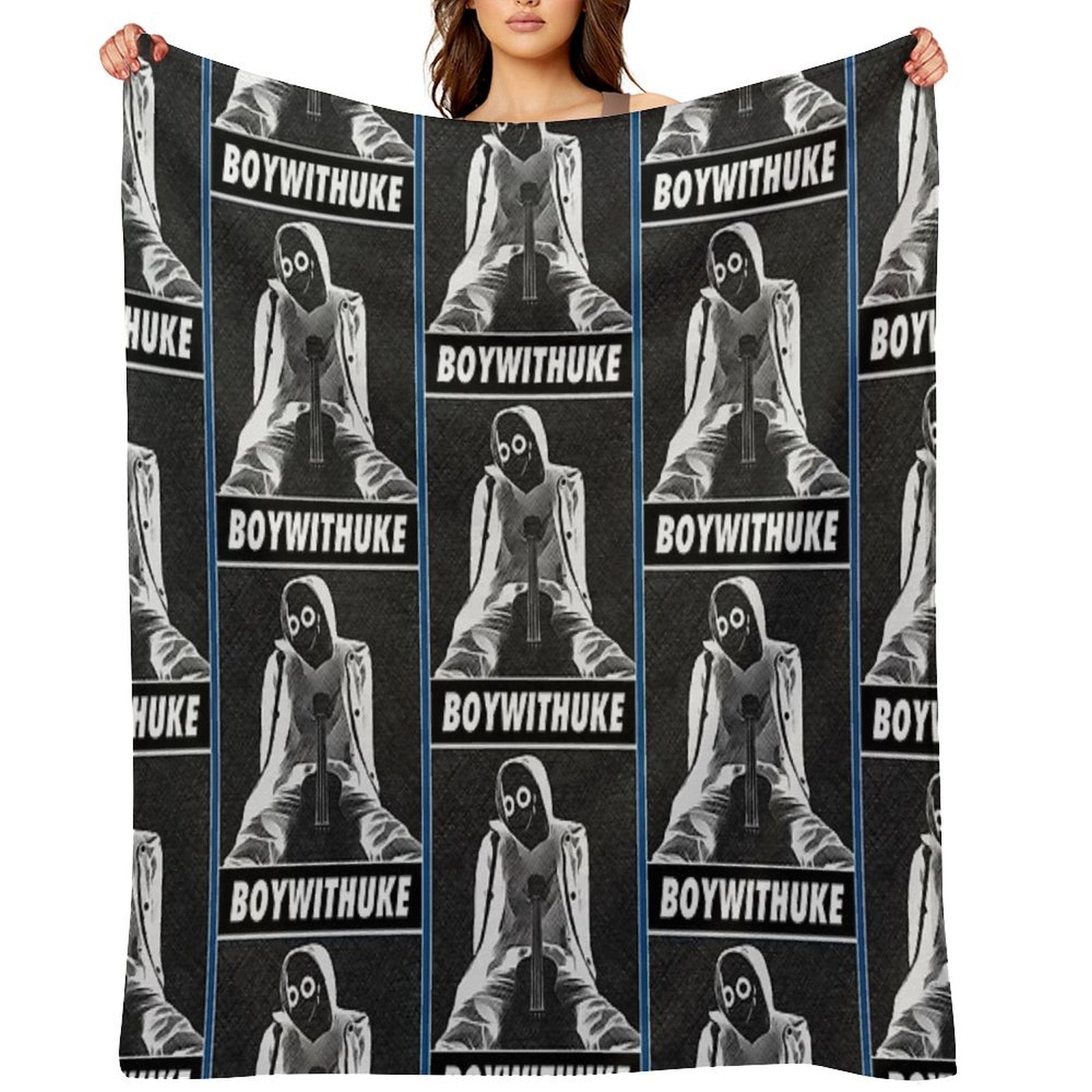 Boywithuke  Toxic  Boywithuke Songs Sustainable Throw Blanket