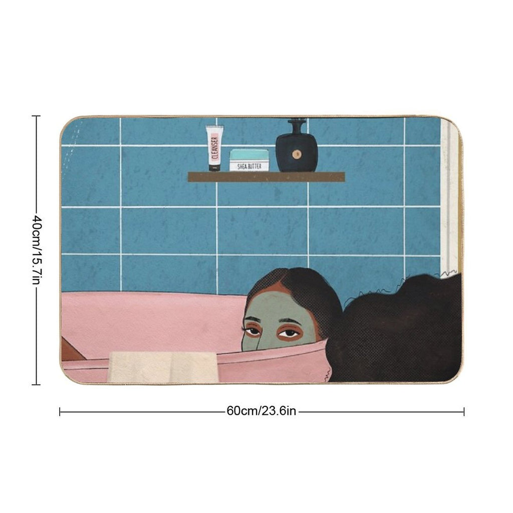 Restful Rest  Repositionable Bath Mat