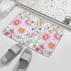 Delicate Flower Meadow  High-Traffic Bath Mat