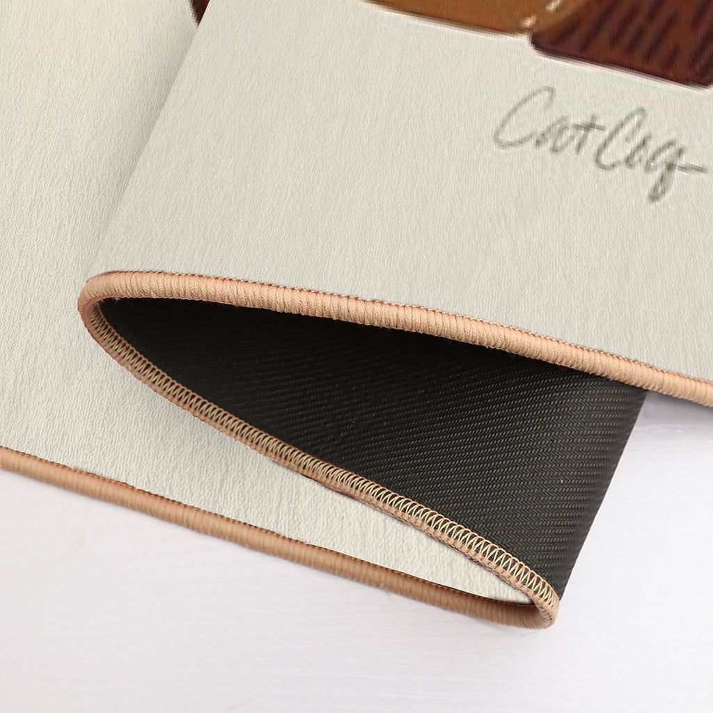 Cowgirl Boots – Blush & Mint  Repositionable Bath Mat